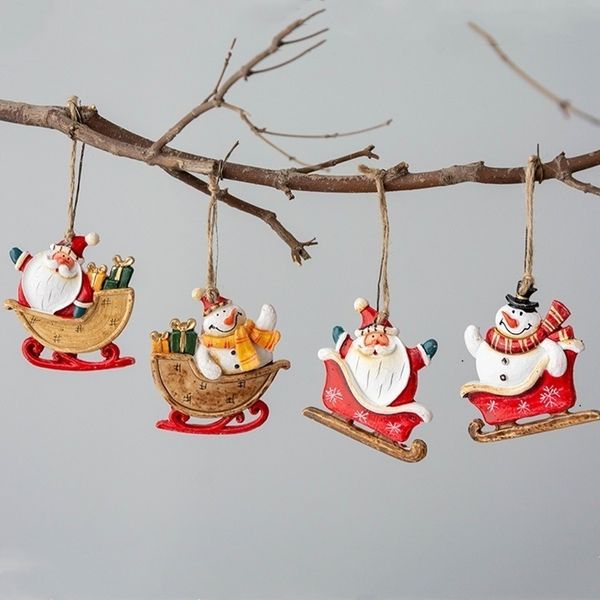 

200pcs рождество смолы кулон рождественская елка кулон украшения аксессуары елочные украшения дома отель украшения t500443