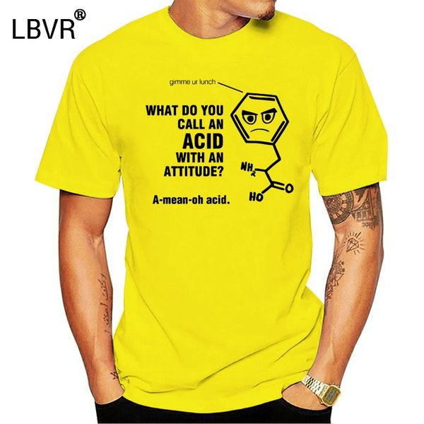 

2019 summer fashion casual men what do you call an acid with attitude funny chemistry mens hoodie designers t shirts sweatshirt