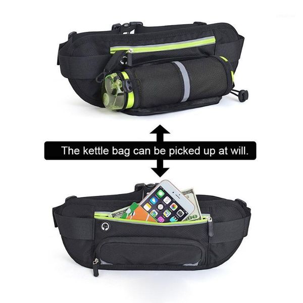 

outdoor running waist bag waterproof phone water bottle sports fanny packs1