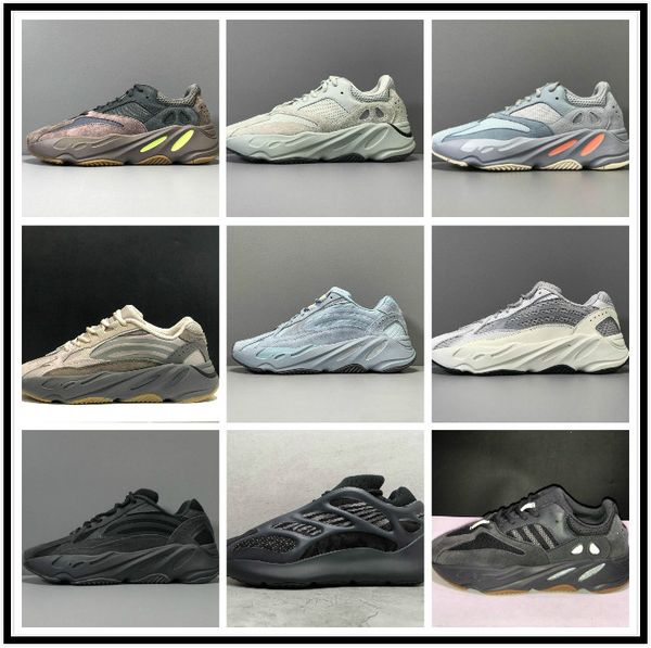

sale kanye west 700 sun bright blue men running shoes mist lmnte mauve inertia azael azareth static analog women sport outdoor sneakers