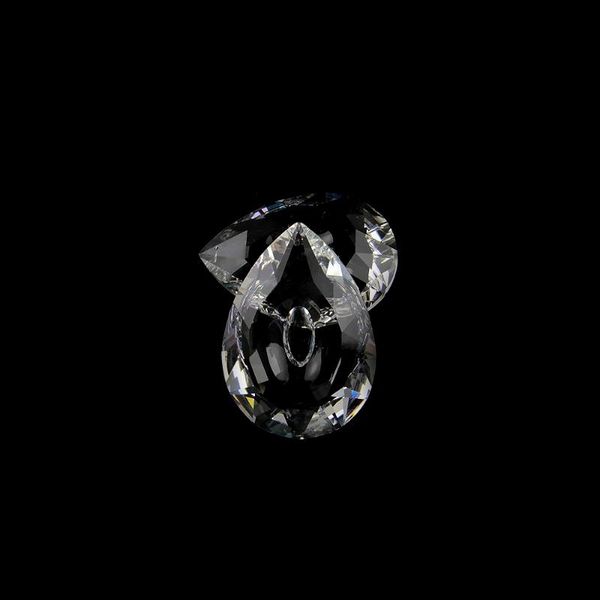 

38-100mm clear crystal chandelier prism garland wedding pendant