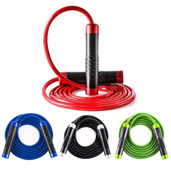 

3 meters heavy rope bearing skipping rope gym exercise jump aluminium handle pvc fitness training equipment 19ing1