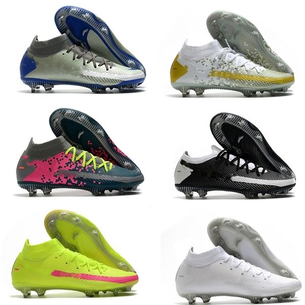 

phantom gt elite fg soccer boots тренеры футбол обувь мужская firm ground открытый кожаный шипы футбол выступы 39-45