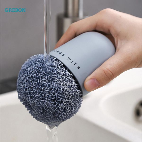 

kitchen cleaning brush dishwashing tools cooking accessories dish bowl washing pan pot cleaner strong decontamination scrubber wmtnwu