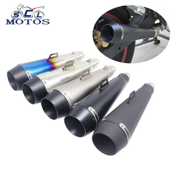 

motorcycle exhaust system sclmotos- 51mm modified scooter m4 pipe most motocross dirt bike moto atv ninja tmax crf 230 cbr gsxr slip on1