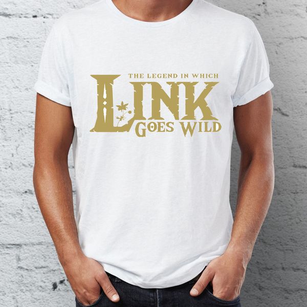 

men's t shirt link goes wild zelda funny awesome tee sport hooded sweatshirt hoodie