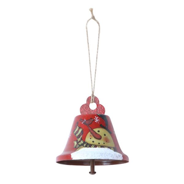 

2pcs living room festival decor hanging pendant home party diy gift iron art crafts office bedroom christmas bell with rope wall