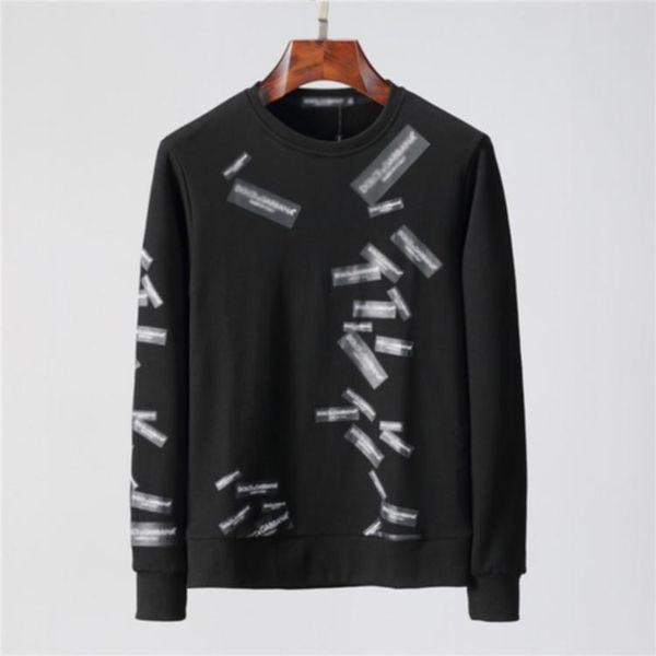 

20ss men women designer versac hoodie sweatshirt off designer white hooded superme monc coats sweater loui and vuitto shoes bag 005, Black