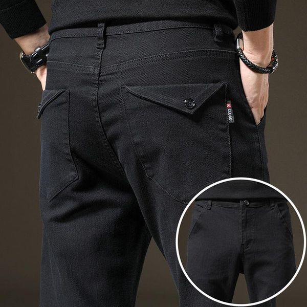 

women's pants & capris fleece padded men's autumn and winter 2021 trendy straight loose all-matching thickened slim fit casual tro, Black;white