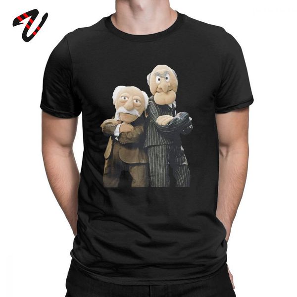 

statler and waldorf for fashion male tshirt short sleeve swag tees oversize streetwear sport hooded sweatshirt hoodie men t shirt
