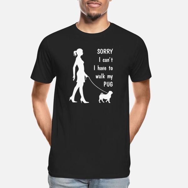

мопс - к сожалению, я не могу, я должен идти мой мопс t shirt crewneck kawaii новейшие tracksuit фуфайки hoodie