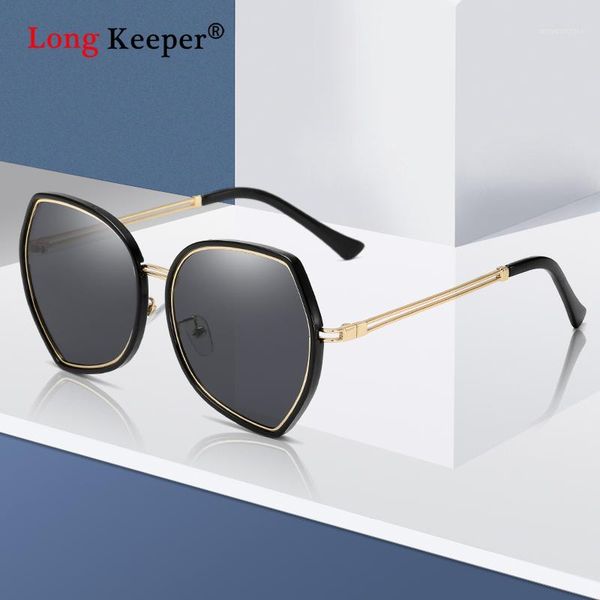 

chic irregular alloy cat eye sunglasses for women 2020 fashion gradient elegant sun glasses female black pink eyewear uv4001, White;black