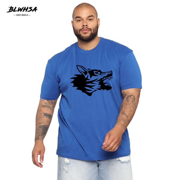 

blwhsh rabid dog printing fashion summer short sleeve cartoon rabid dog print funny plus shirts hooded sweatshirt hoodie men t shirt