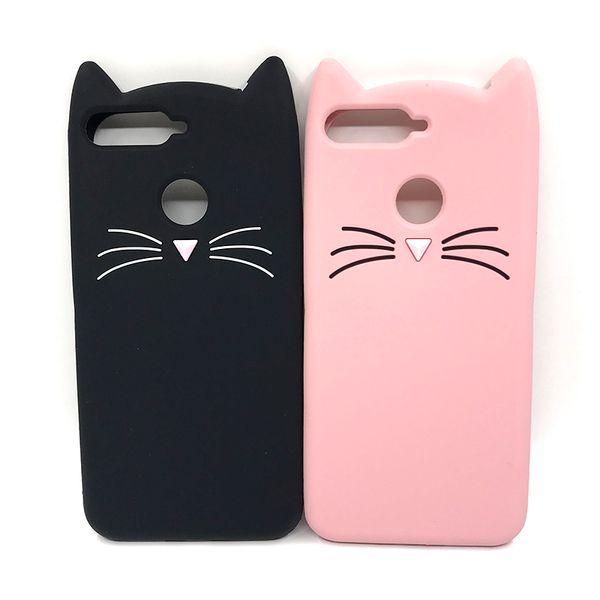 

7a 5.7 inch soft silicone tpu cute cat cover back protective phone case for huawei honor 7 a pro