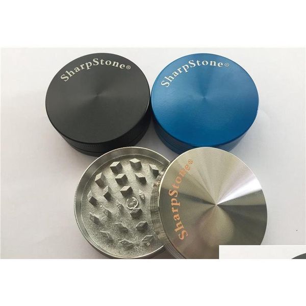 

zicn alloy metal hard 2 piece sharp stone grinder for tobacco smoking dry herb grinders sharpstone 50m jllljq xhlight