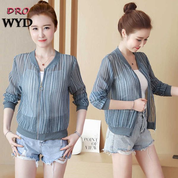 

summer pink thin jacket for women casual collar blue female bomber fashion harajuku hollow gothic sunscreen cardigan short coat, Black;brown