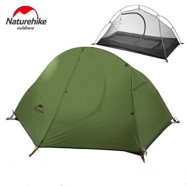 

naturehike cycling single tents waterproof 1 2 person backpacking trekking mountain pu4000 camping tent ultralight