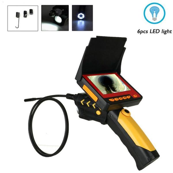 

1m cable air-conditioner pipeline inspection borescope camera 8.2mm lens pipe line inspect repair1