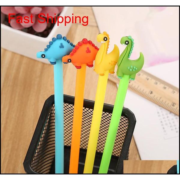 

cartoon creative dinosaur gel pen kawaii promotional gift sile stationery pen student school office sup qylwlh bde_luck