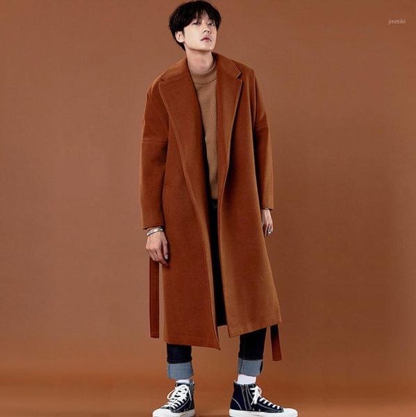 Misto lana da uomo Cappotto invernale caban da uomo Abbigliamento da uomo britannico Giacca di temperamento di tendenza alla moda e di alto livello Lana1