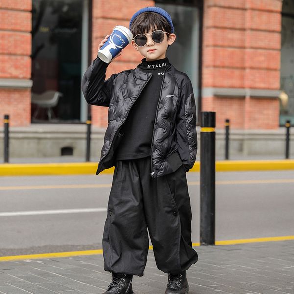 

light clothing children's wear 2020 new warm thick clothes for boys and girls 90 white duck down winter coat trend, Blue;gray