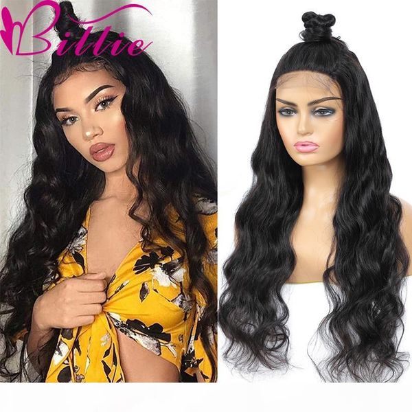 

billie body wave lace closure human hair wigs for black women shoulder length pre plucked with baby hair brazilian remy wig, Black;brown