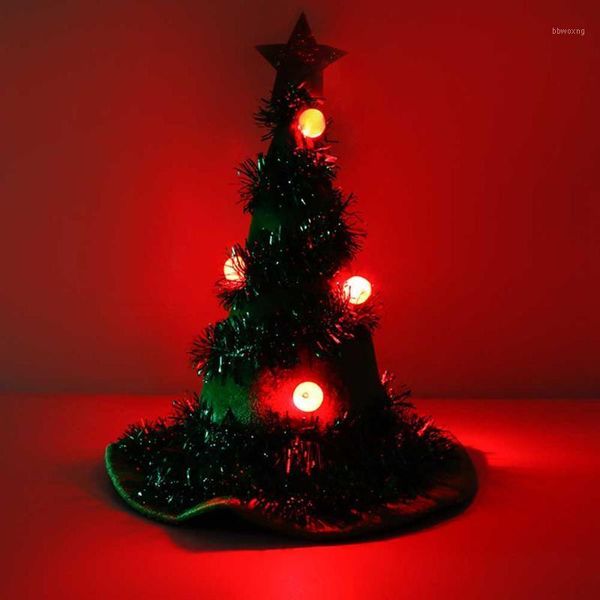 

christmas tree hats cute elf straw hat xmas dress up holiday embellishment hat adults favor gifts for family holiday party1