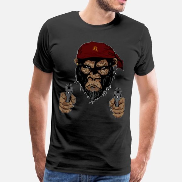 

jungle animals - gorilla with guns designers graphic t shirt crewneck horror vintage tracksuit hoodie sweatshirt