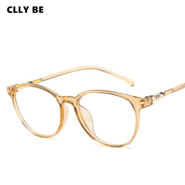 

fashion sunglasses frames optical clear glasses frame men women vintage round eyeglasses fake glass retro ultralight lens transparent, Black