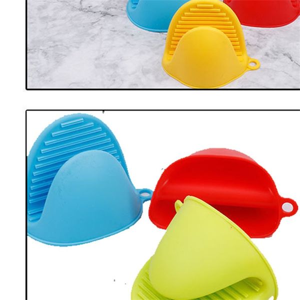 

silicone heat insulation glove small non slip convenient gloves oven cake bakeware microwave hand clip household 1 05mt f2