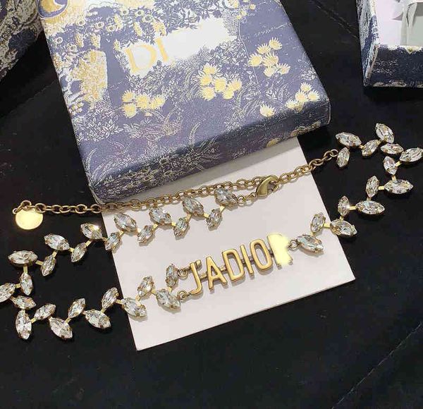 

70% off dijia wheat ear brass letter clavicle chain horse eye necklace, Silver