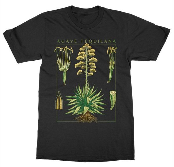 

short sleeve for summer tequila agave botanical garden plant print art botany bloom fruit flower sport hooded sweatshirt hoodie t shirt