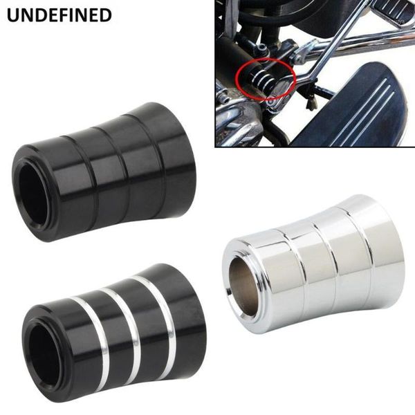 

pedals motorcycle heel shifter eliminator cnc blackc/chrome shift lever shaft spacer for touring cvo road glide1