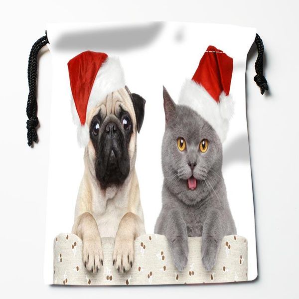 

новые прибытия рождественских животных шнурком сумки на заказ хранение печатных получить мешок тип сжатия мешки размер 18 * 22см хранения