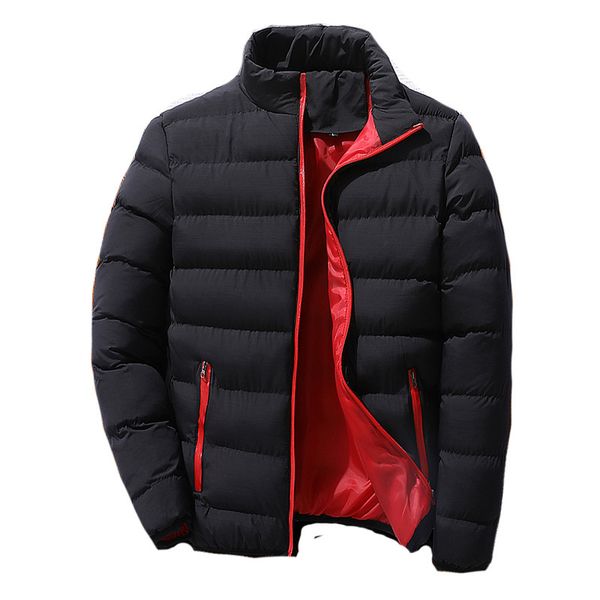 

new winter jackets parka men brand autumn warm solid color outwear slim fit mens cotton padded coats male casual jacket 201104243l, Black;brown