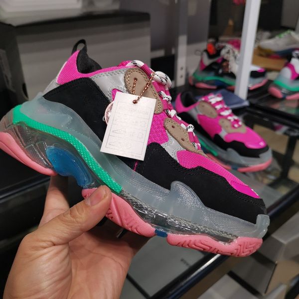 

paris casual men's and women's shoes, sports shoes, rainbow couple shoes brand optimization processing female 35-41 size male 38-4