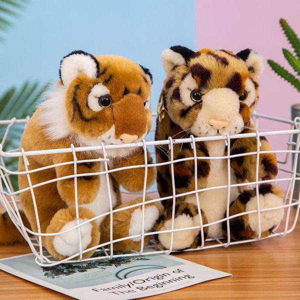 

9 inch animal dolls forest series wildlife plush dolls toys tiger panda 2020 sell plush doll gift of the baby