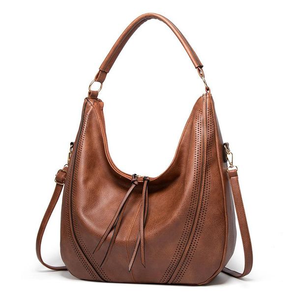 

cow leather bag ladies genuine leather handbags big women bags large vintage female 2020 office shoulder bags for women c1450