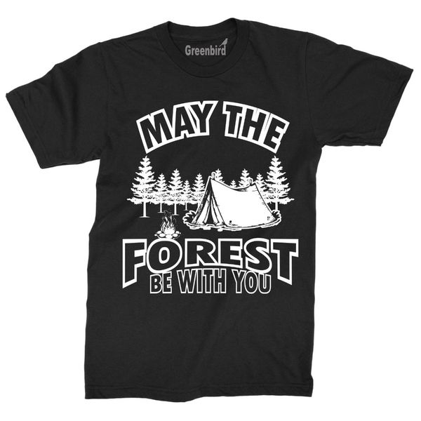 

new short sleeve casual may the forest be with you tshirt outdoor camping lifestyle lake tee t shirt sport hooded sweatshirt hoodie