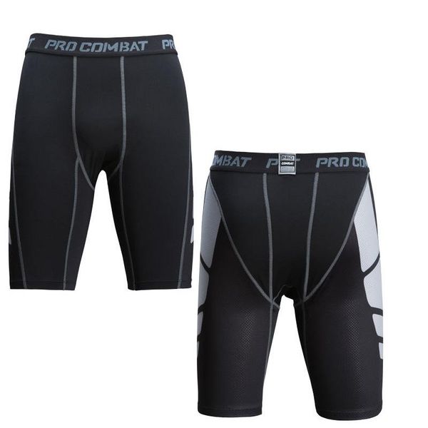 

men sports training tight shorts short camouflage print pants fitness basketball running riding base stretch pants, Black;blue