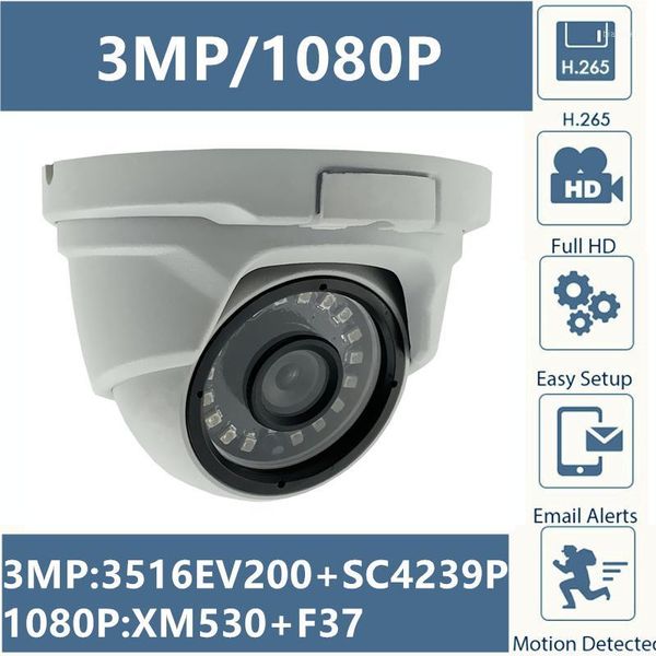 

3mp 2mp h.265 ip metal ceiling dome camera 3516e+sc4239p 2304*1296 xm530+f37 1920*1080 onvif cms xmye irc nightvision p2p rtsp1