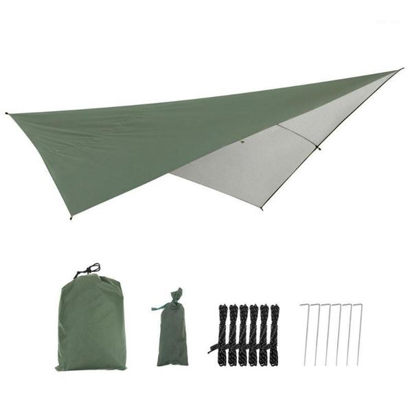 

290*290cm outdoor canopy awning multi-function camping picnic mat silver coated beach moisture-proof mat multiplayer camping1