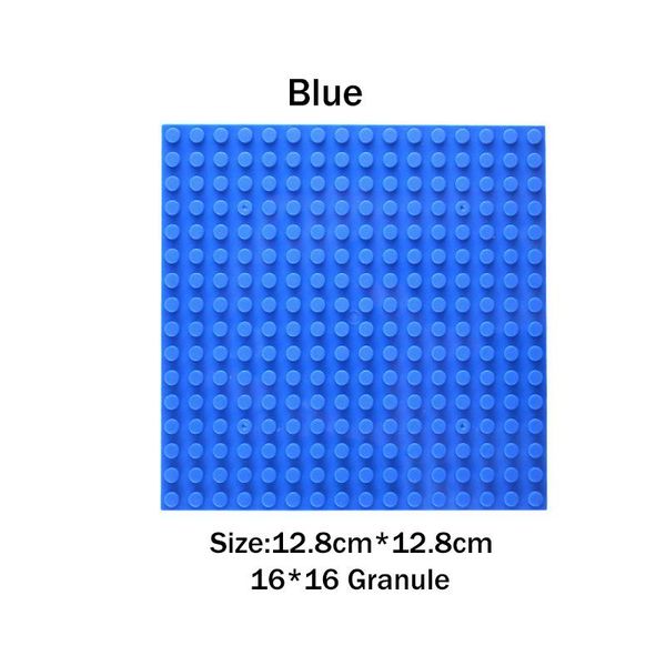 

16 * 16 точек базовая тарелка для маленьких кирпич palter plase 5 цветные фигуры diy совместимые строительные блоки игрушки для детей bbytax
