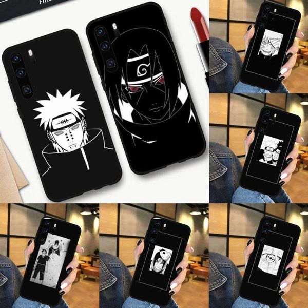 

1dwnaruto style black mobile pin is huawei p10 p20 p30 lite p9 pro p smart phone cover