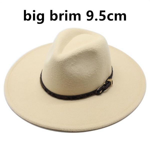 

women hat winter 9.5cm big brim fedora hats solid autumn winter fall beige khaki wide brim belt buckle fascinator caps hat women, Blue;gray