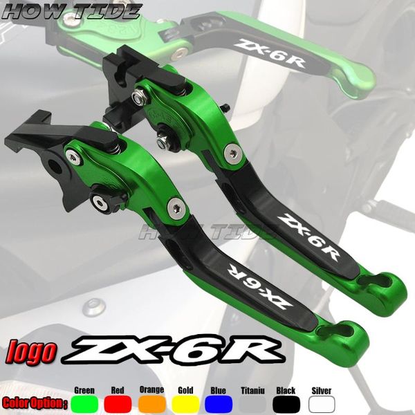 

cnc adjustable motorcycle brake clutch levers for zx6r/636 zx-6r 2007-2020 2008 2009 2010 2011 2012 2014