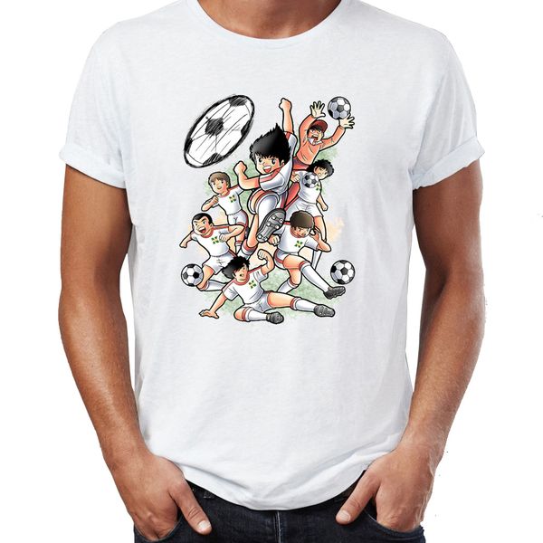 

men's t shirt captain tsubasa le petit footballer anime artwork awesome tee sport hooded sweatshirt hoodie