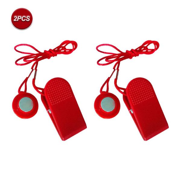 

accessories 2pcs general treadmill safety lock magnet switch running machine round magnetic key emergency stop