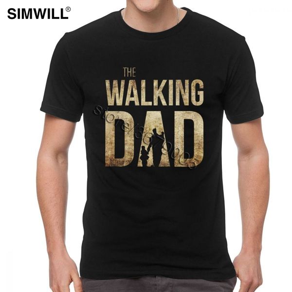 

classic the walking dad fashion graphic tee mens short sleeved round neck summer father's gift day hooded sweatshirt hoodie men t shirt