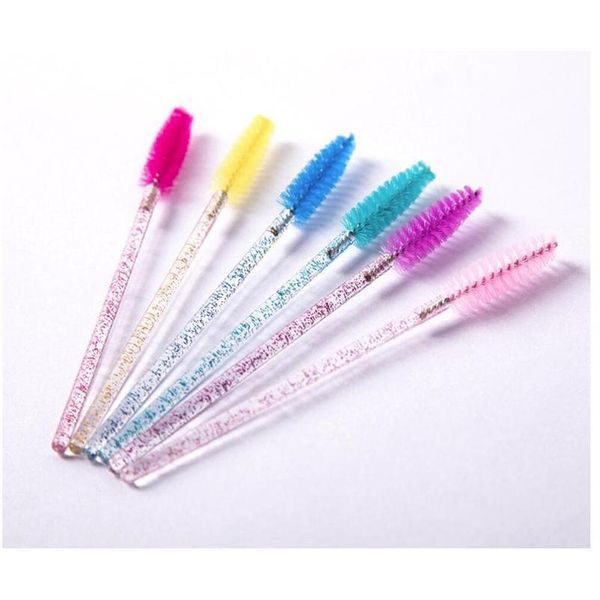 

new 50 pcs factory direct crystal rod disposable eyelash brus jllula